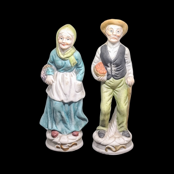 Vintage Elderly Couple Figurines - Picture 1 of 5